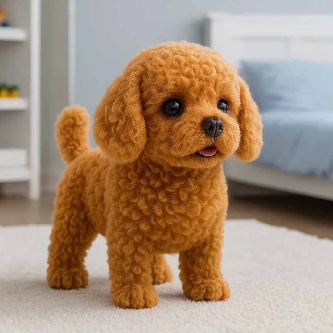 Giocattolo cucciolo elettronico realistico in peluche