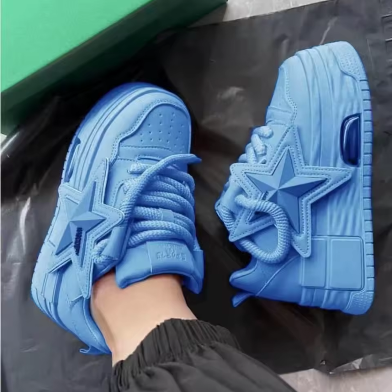 Sneakers alla Moda con Zeppa Alta da Donna