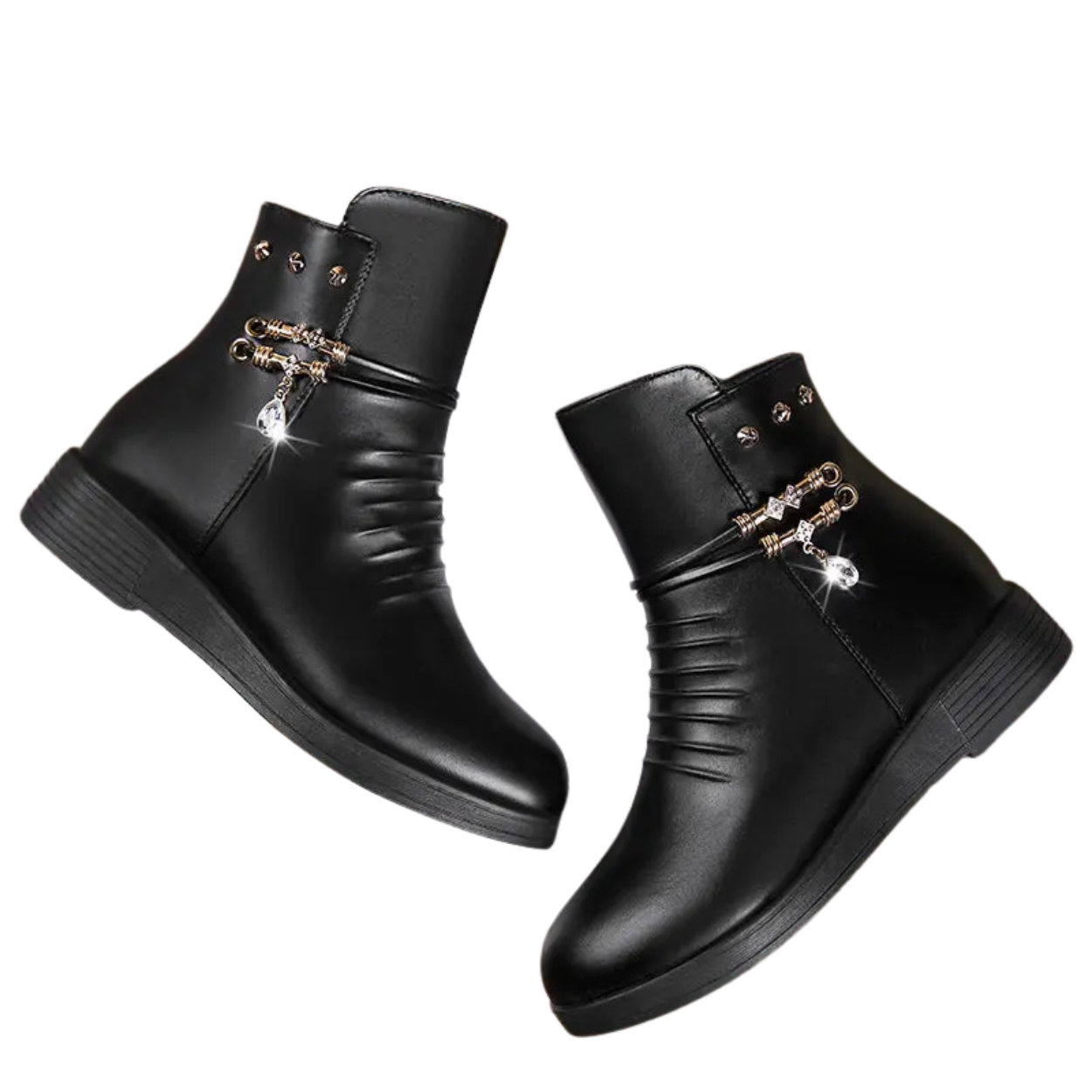 Stivaletti Invernali Caldi e Confortevoli in Elegante Camoscio