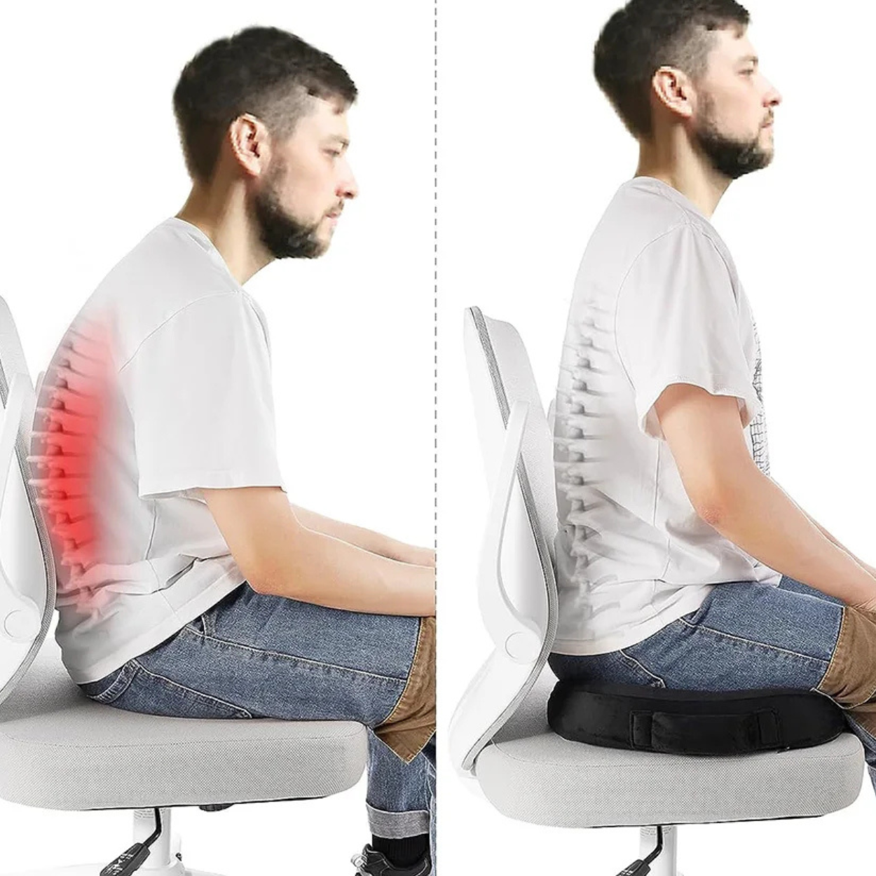Cuscino per Seduta Ergonomico in Memory Foam