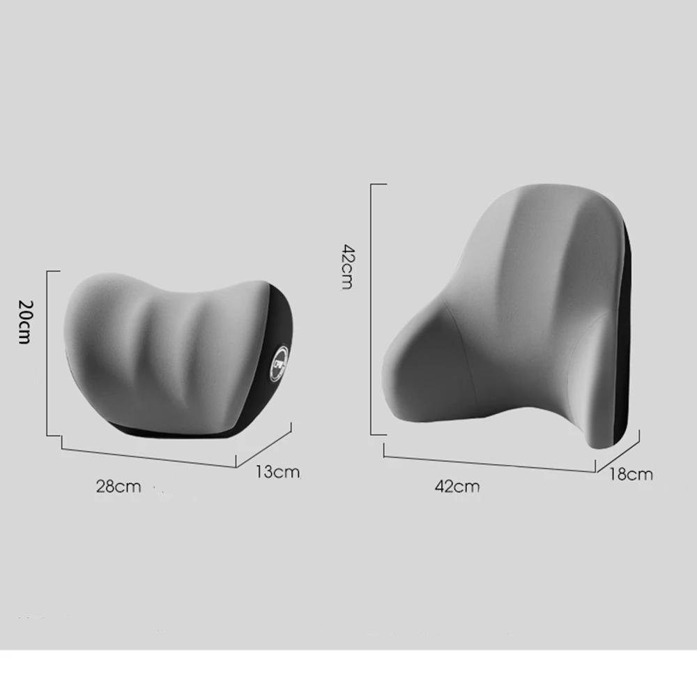 Cuscino Massaggiante per Auto con Vibrazioni e Poggiatesta Regolabile