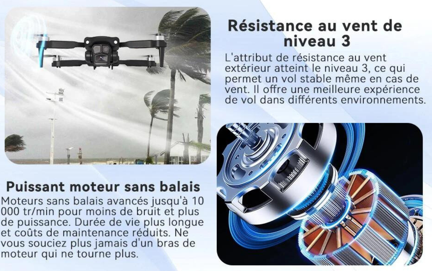 Marcherelle™ | Drone portatile con doppia fotocamera – Stabilizzazione intelligente e video in diretta