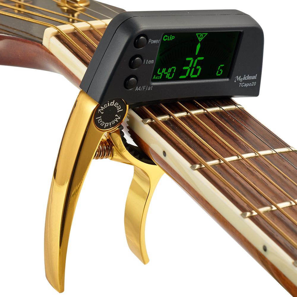 Accordatore per Chitarra Capotasto Pratico 2 in 1