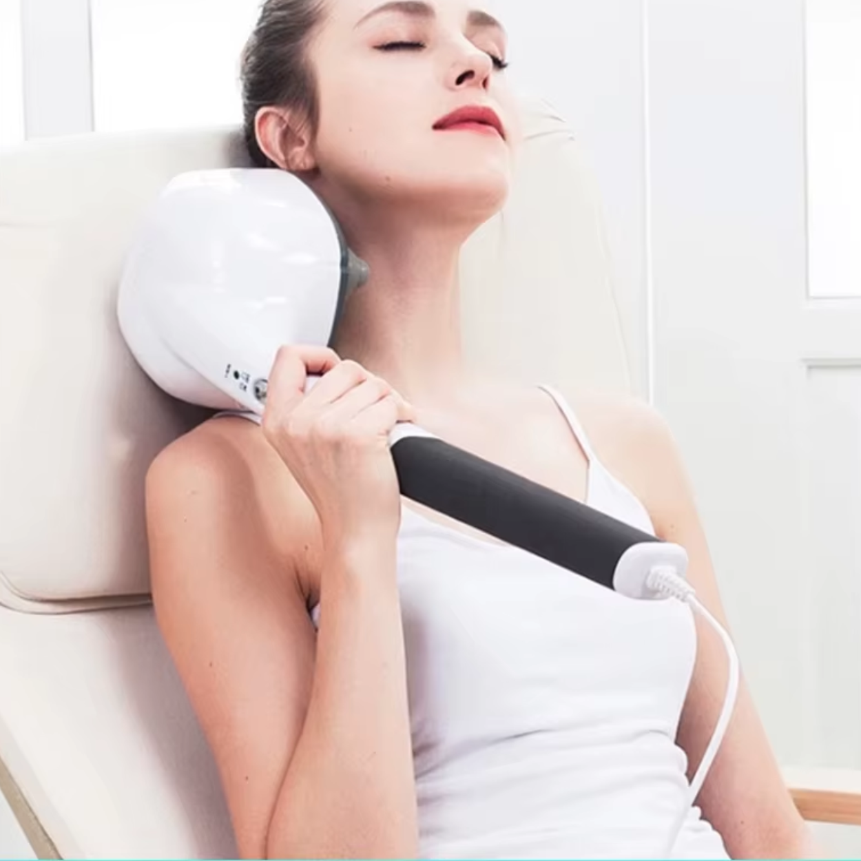 Massaggiatore Elettrico Portatile Anti-Stress con Vibrazione