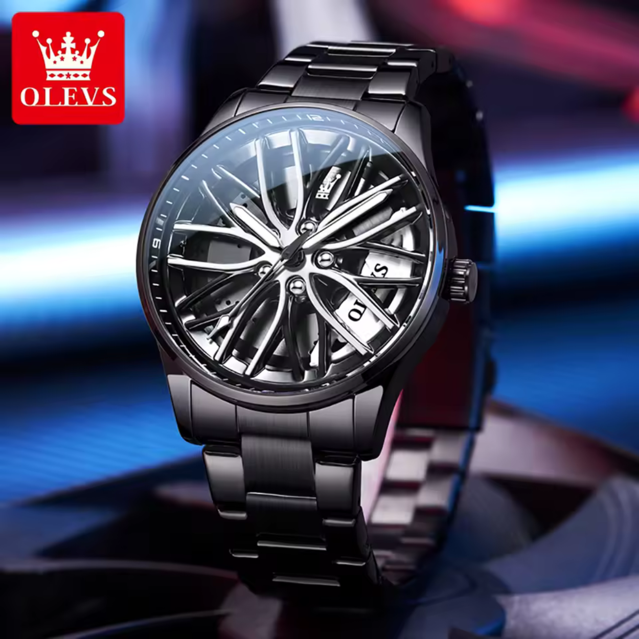 Orologio Uomo Elegante Cronografo Sportivo