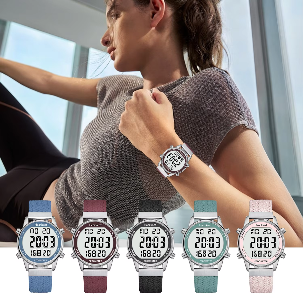 Orologio Attività Cardiaca con Contapassi