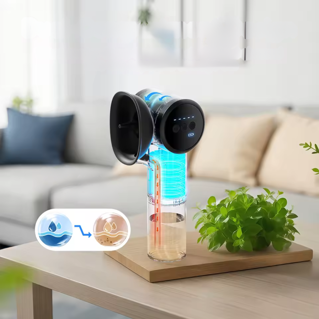 Pulitore Elettronico per Orecchie Riscaldante con Acqua e Aria Spruzzata