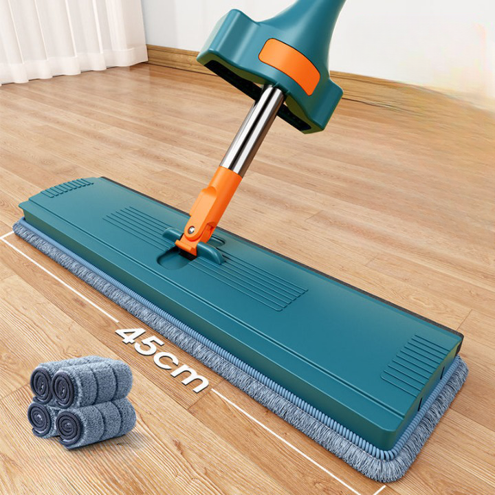 Mocio in microfibra ultra assorbente con 4 panni gratuiti