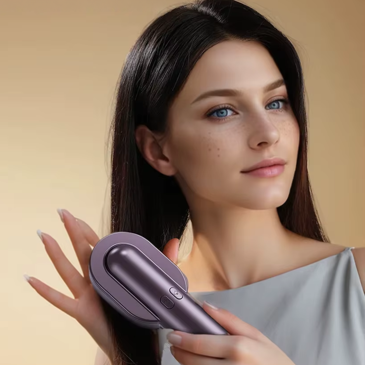 Pettine per Capelli con Olio, Massaggio e Applicazione 4 in 1