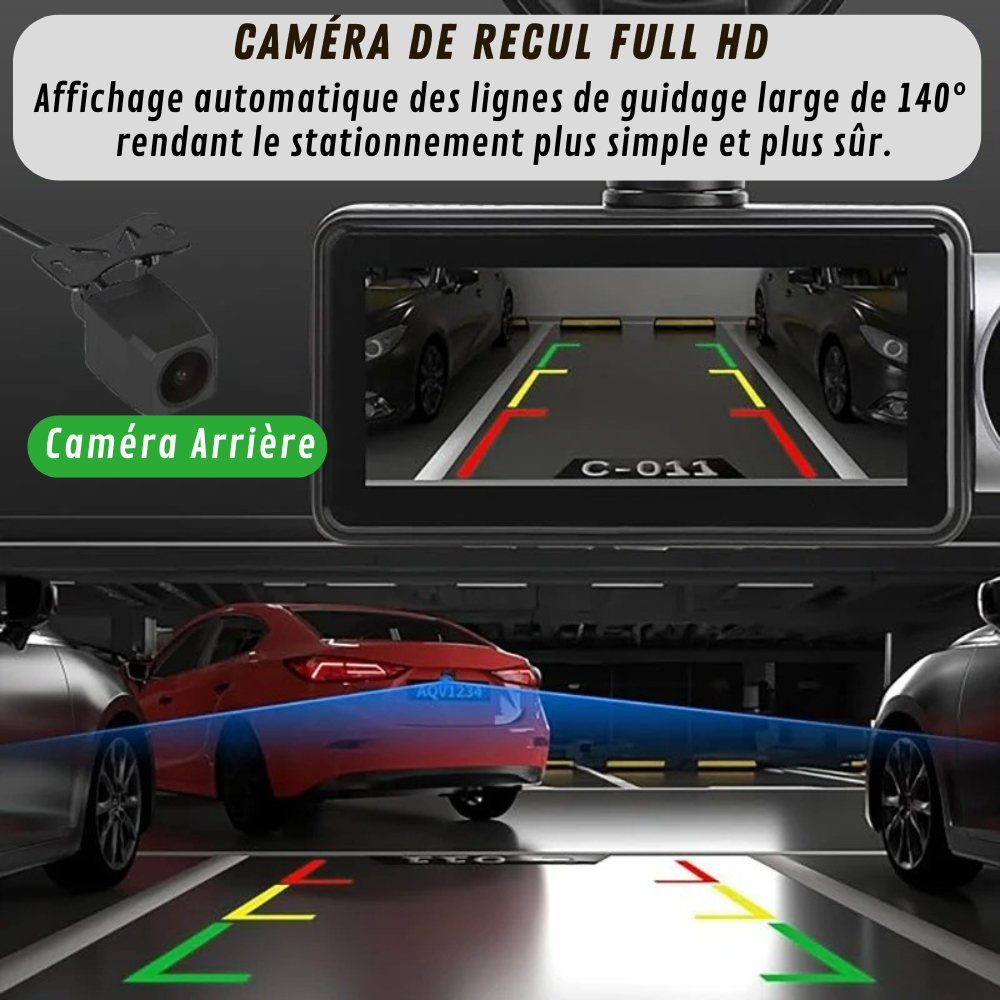 Telecamera per Auto 4K HD con Registrazione Continua