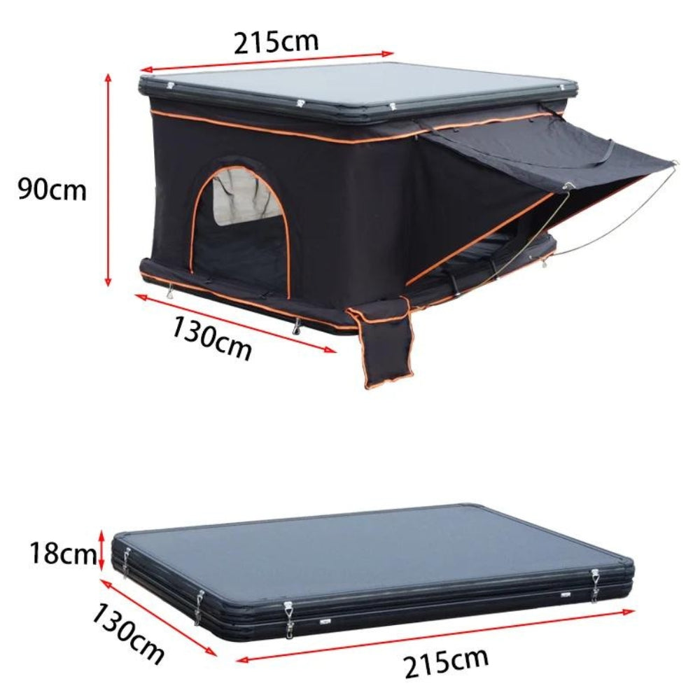 Tenda da Tetto in Alluminio Leggera e Compatta