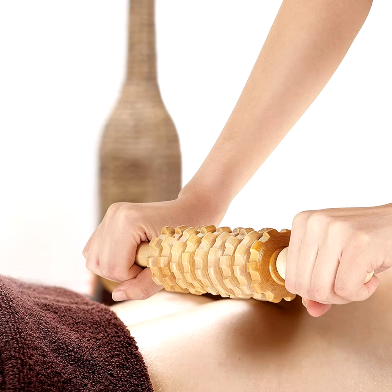 Kit Completo di 6 Pezzi per Maderoterapia in Legno per il Relax