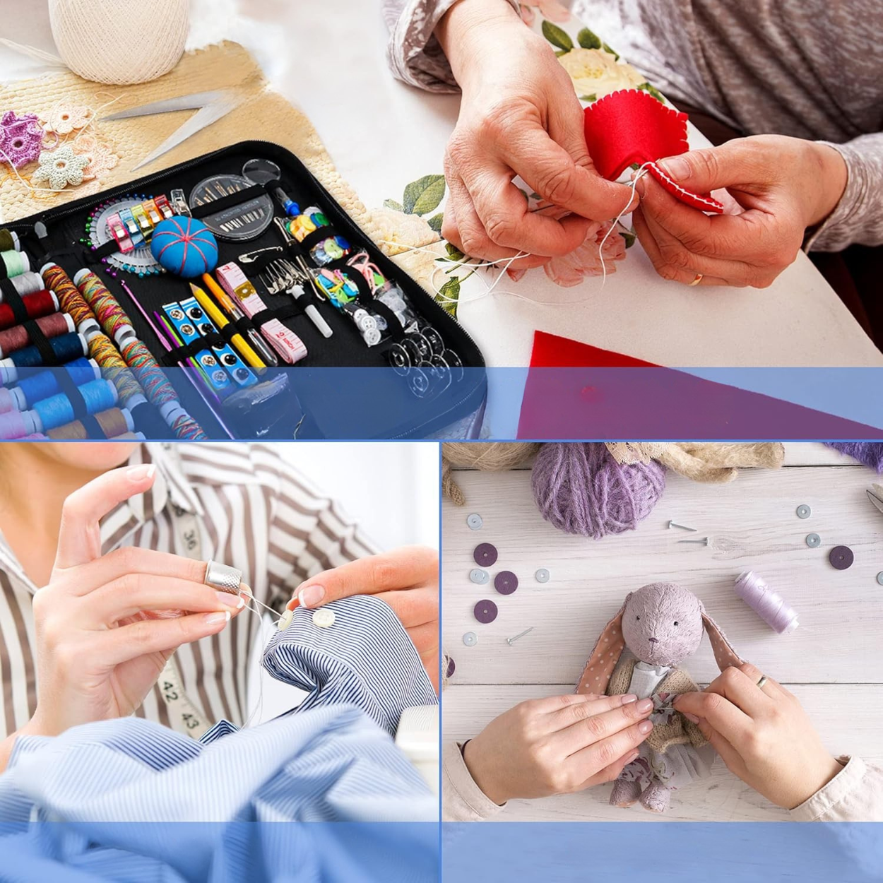 Kit da Cucito Completo per Studenti 226 Pezzi