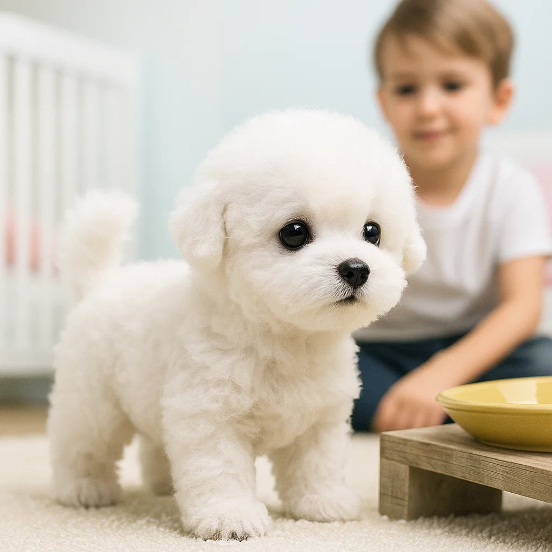 Giocattolo cucciolo elettronico realistico in peluche