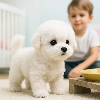 Giocattolo cucciolo elettronico realistico in peluche