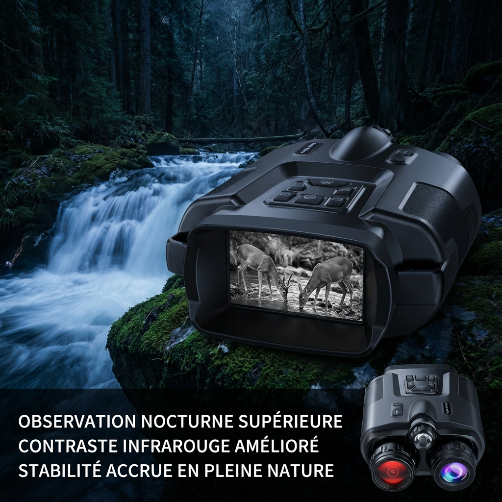 Marcherelle™ – Binocoli Visione Notturna 4k Con Immagine Ampia E Nitida