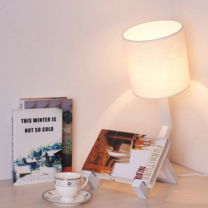 Lampada da Tavolo Design Nordico con Ripostiglio