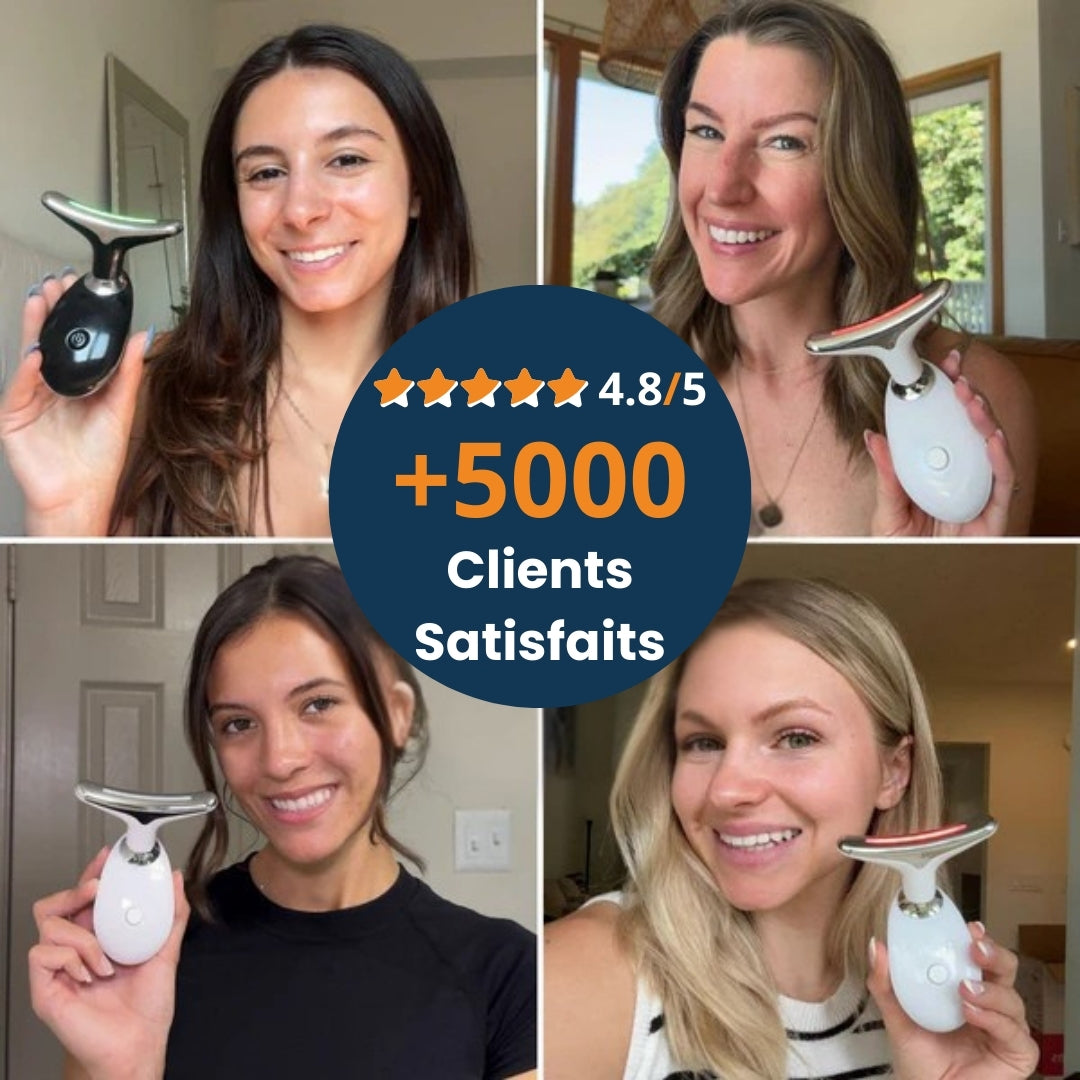 Dispositivo anti-età per viso per lifting e riduzione rughe