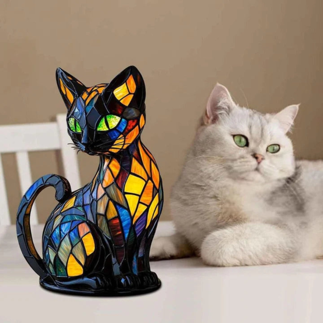 Lampada gatto divertente e colorata