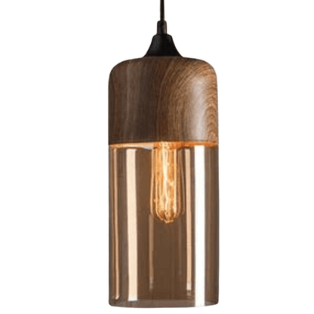 Lampada da soffitto in legno design nordico