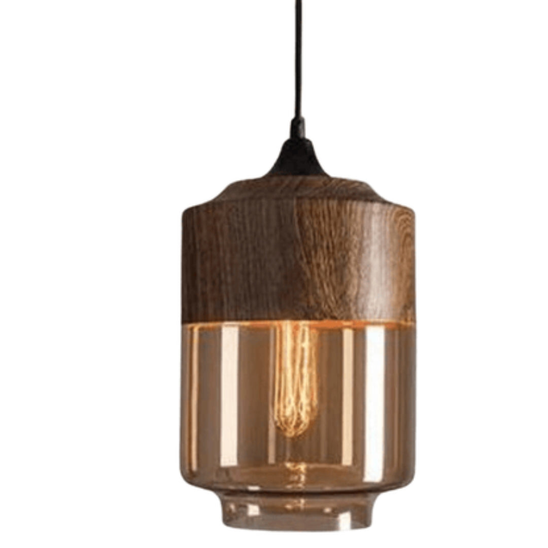 Lampada da soffitto in legno design nordico
