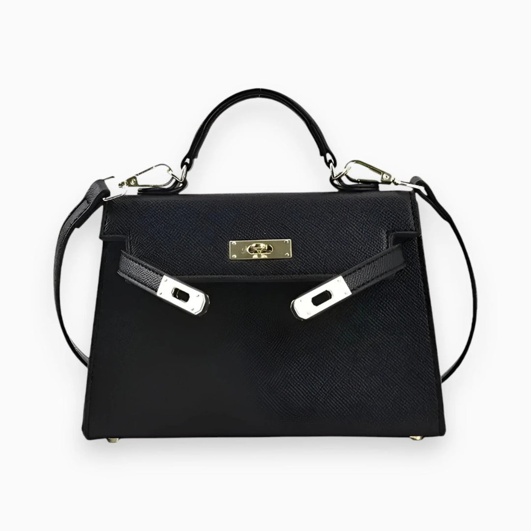 Borsa a mano casual chic in pelle