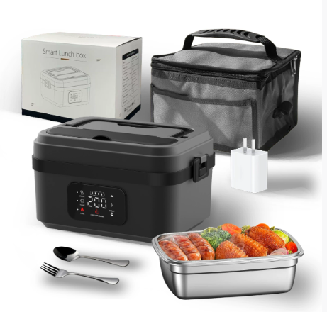 Scatola Pranzo Riscaldante Portatile in Acciaio Inox