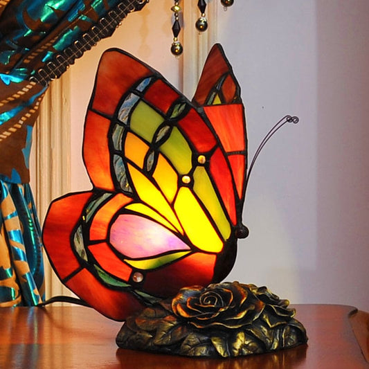 Lampe de Table en Céramique Fleurie Décorative - Santeova