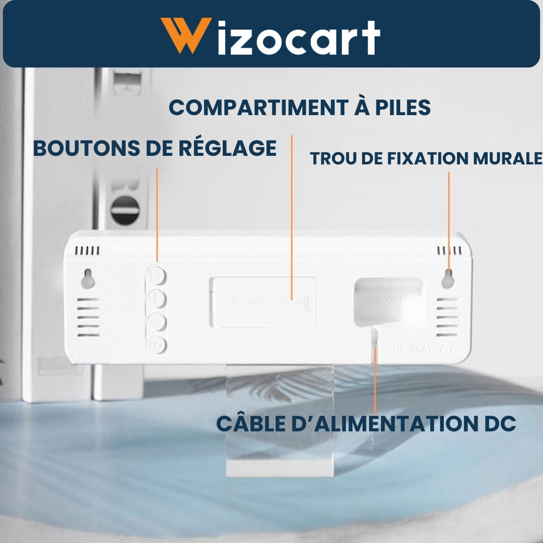 Orologio da parete LED digitale moderno