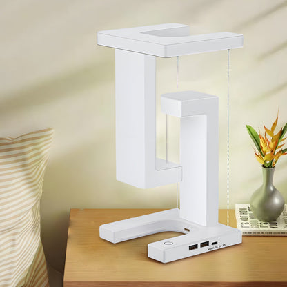 Lampada da Tavolo Galleggiante Elegante con Ricarica USB e LED Potente