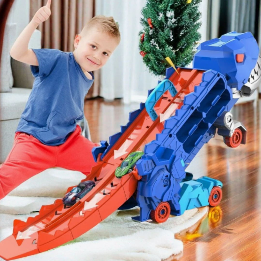 Giocattolo Camion Dinosauri Circuito di Velocità