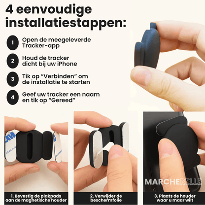 Marcherelle - Localizzatore GPS Senza Abbonamento | Compatibile con Android e iOS