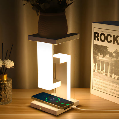 Lampada da Tavolo Galleggiante Elegante con Ricarica USB e LED Potente