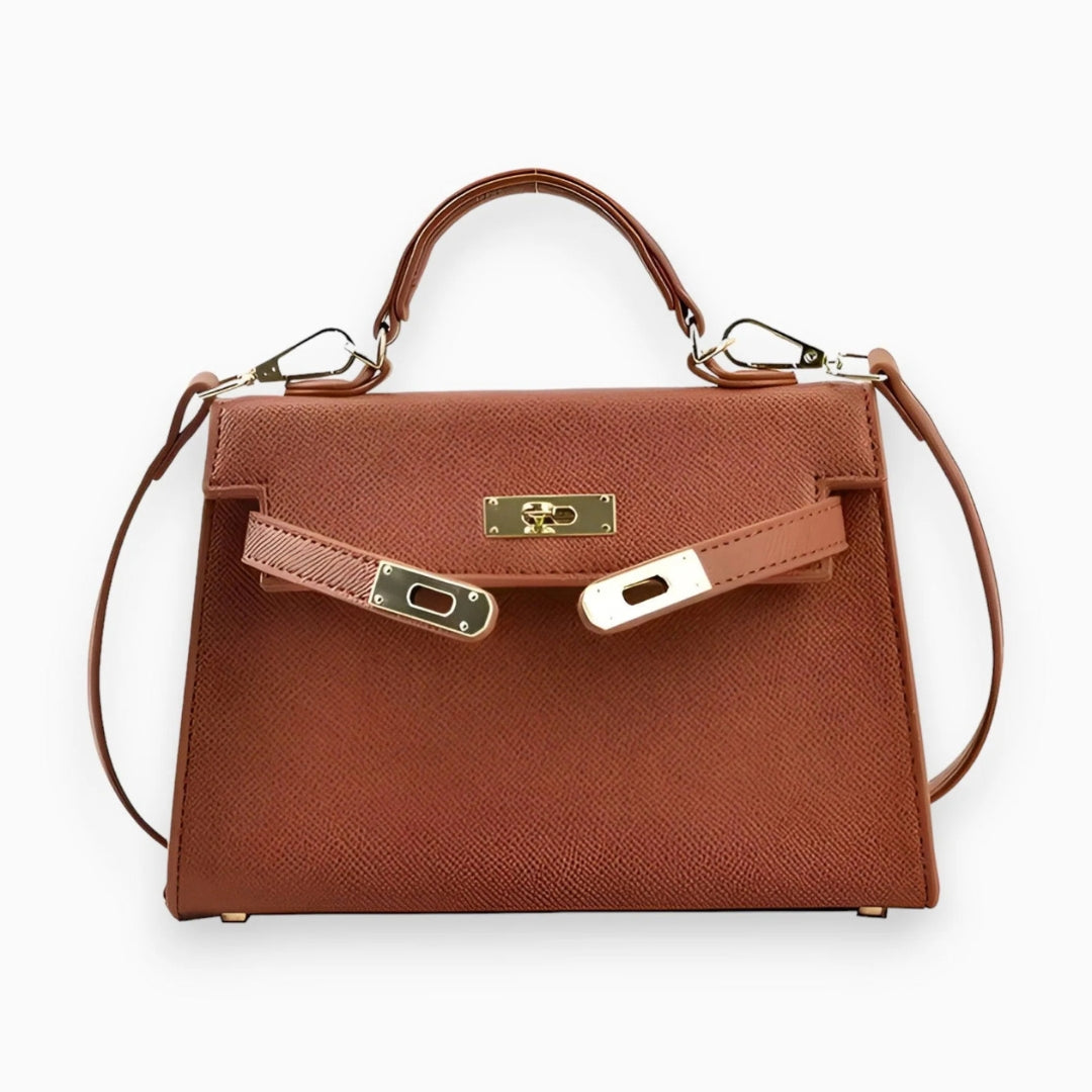 Borsa a mano casual chic in pelle