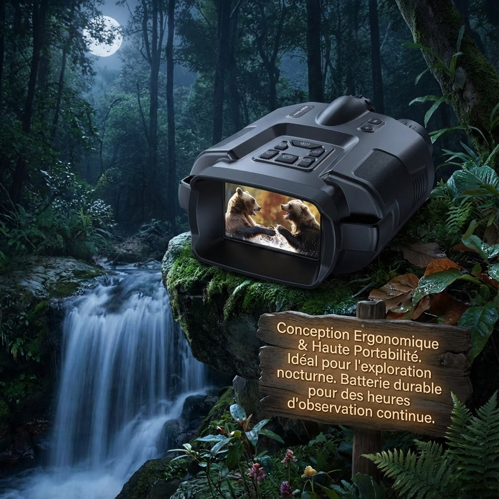 Marcherelle™ – Binocoli Visione Notturna 4k Con Immagine Ampia E Nitida