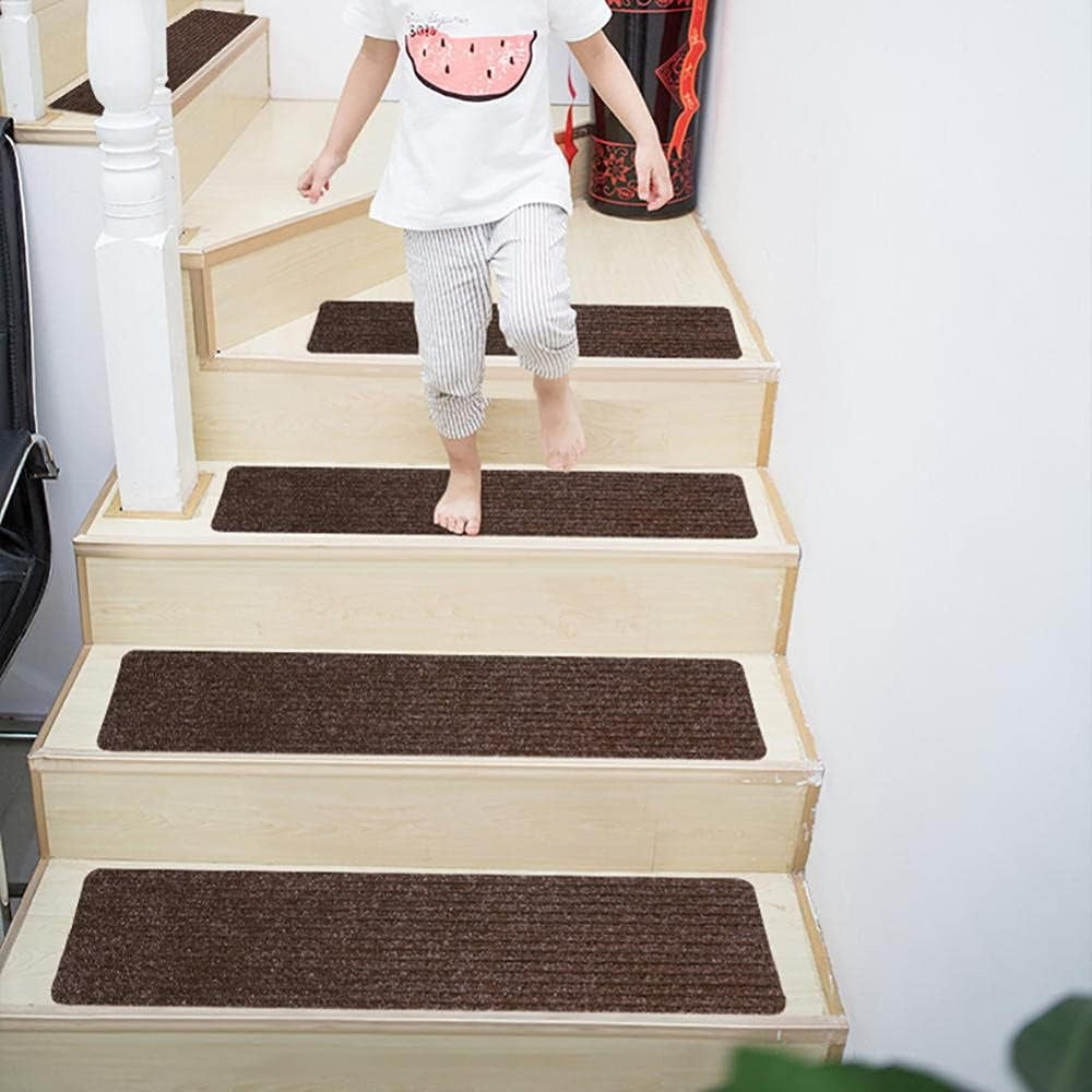 Tappeti per Scale Antiscivolo Autoaderenti - Set da 15