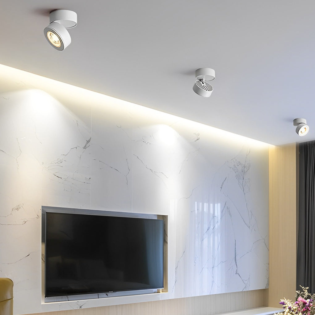 Spot LED Design Rotondo Regolabile