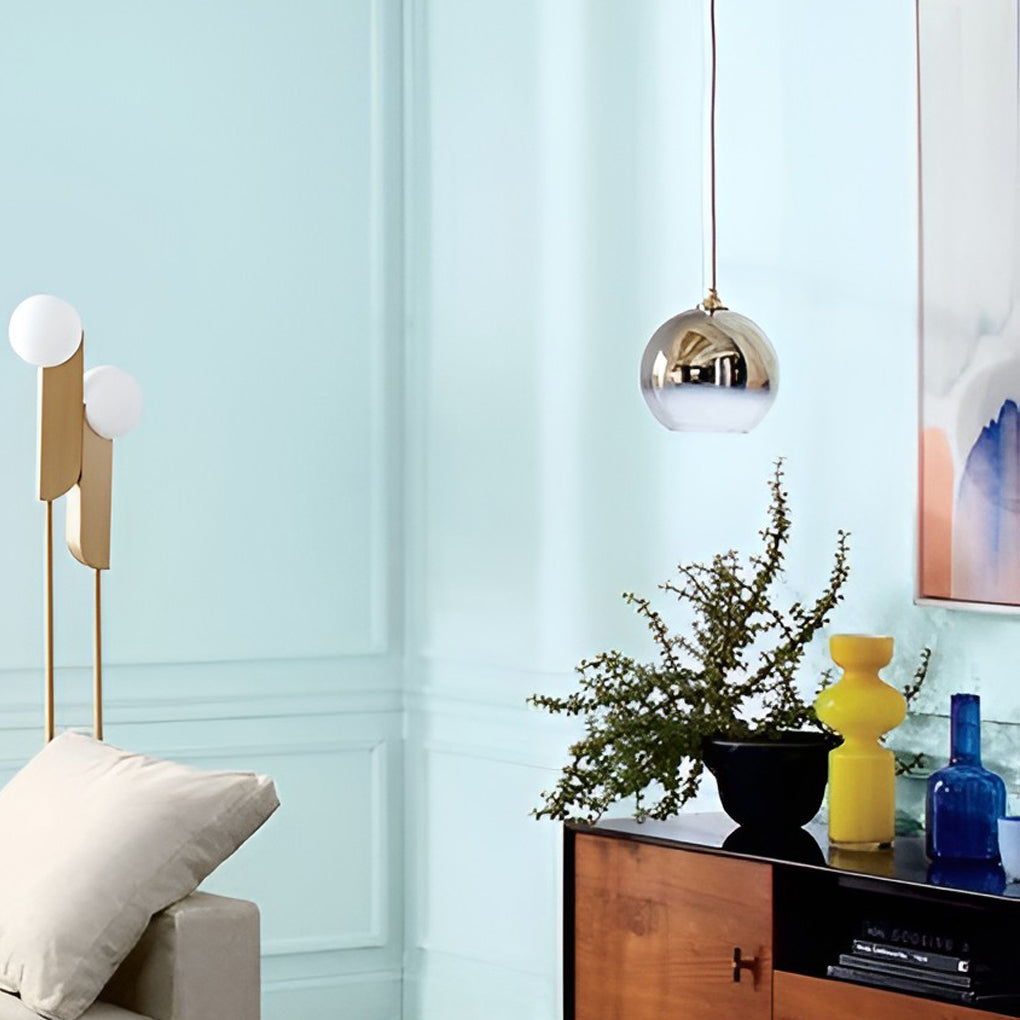 Lampada a Sospensione in Vetro con LED per Soggiorno e Cucina