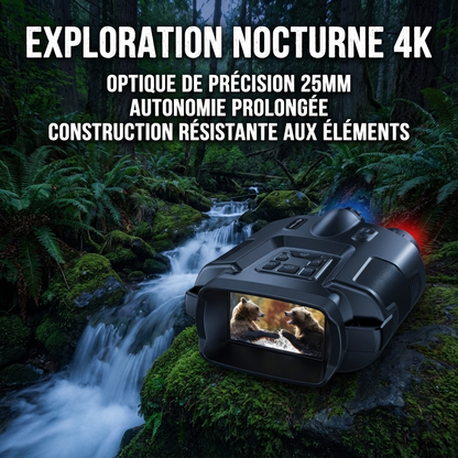 Marcherelle™ – Binocoli Visione Notturna 4k Con Immagine Ampia E Nitida