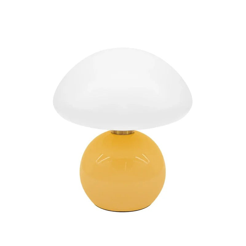 Lampada da Comodino Elegante in Vetro