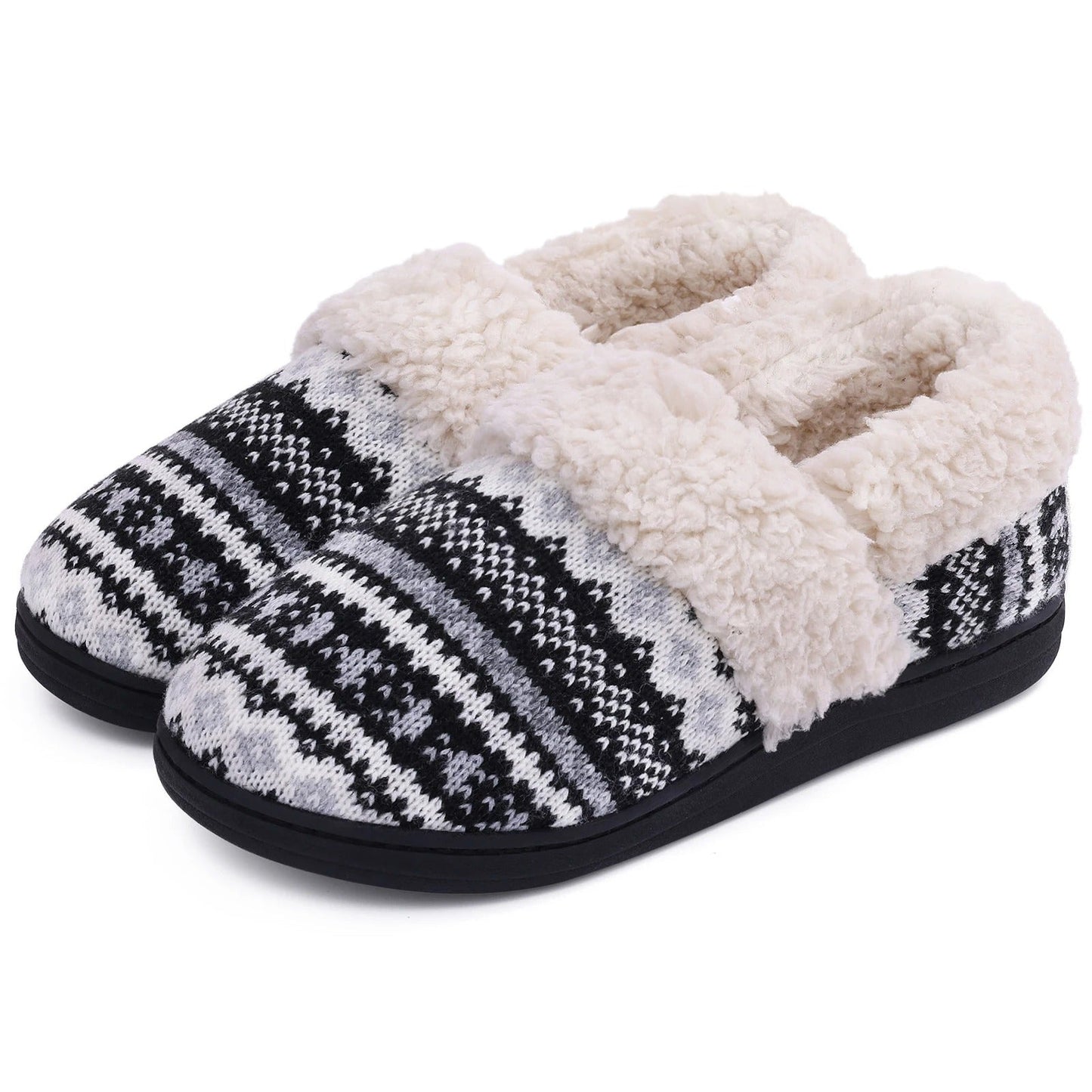 Pantofole da casa morbide e calde in peluche