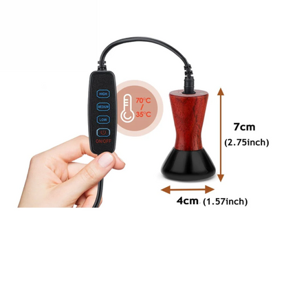 Dispositivo Elettrico Riscaldante per Massaggio Gua Sha del Viso