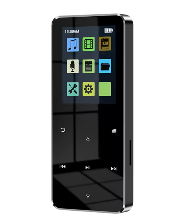 Lettore MP3 Bluetooth con schermo HD da 2,4 pollici, radio FM e altoparlante integrato