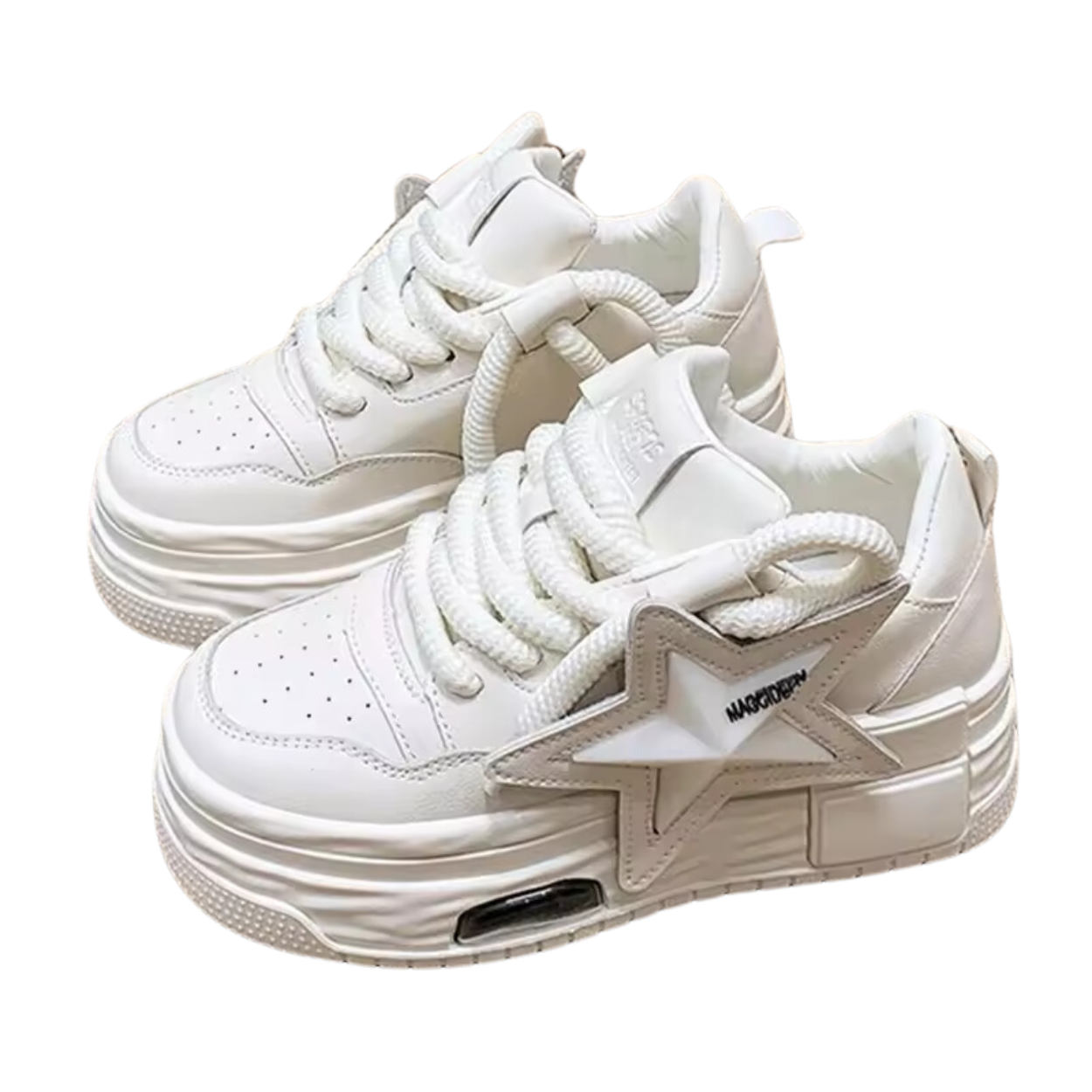 Sneakers alla Moda con Zeppa Alta da Donna