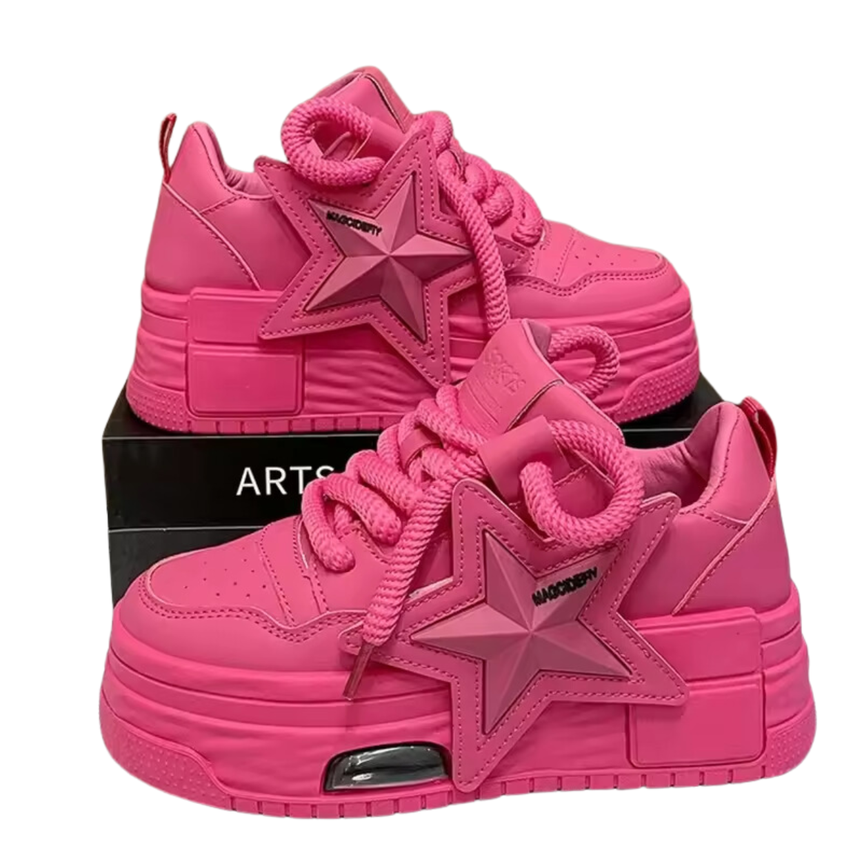 Sneakers alla Moda con Zeppa Alta da Donna