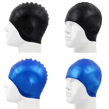 Cuffia Doccia in Gomma Impermeabile con Protezione Orecchie