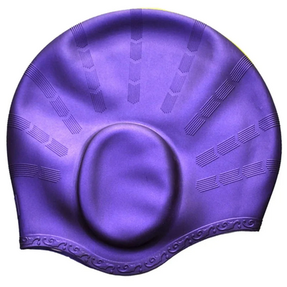 Cuffia Doccia in Gomma Impermeabile con Protezione Orecchie