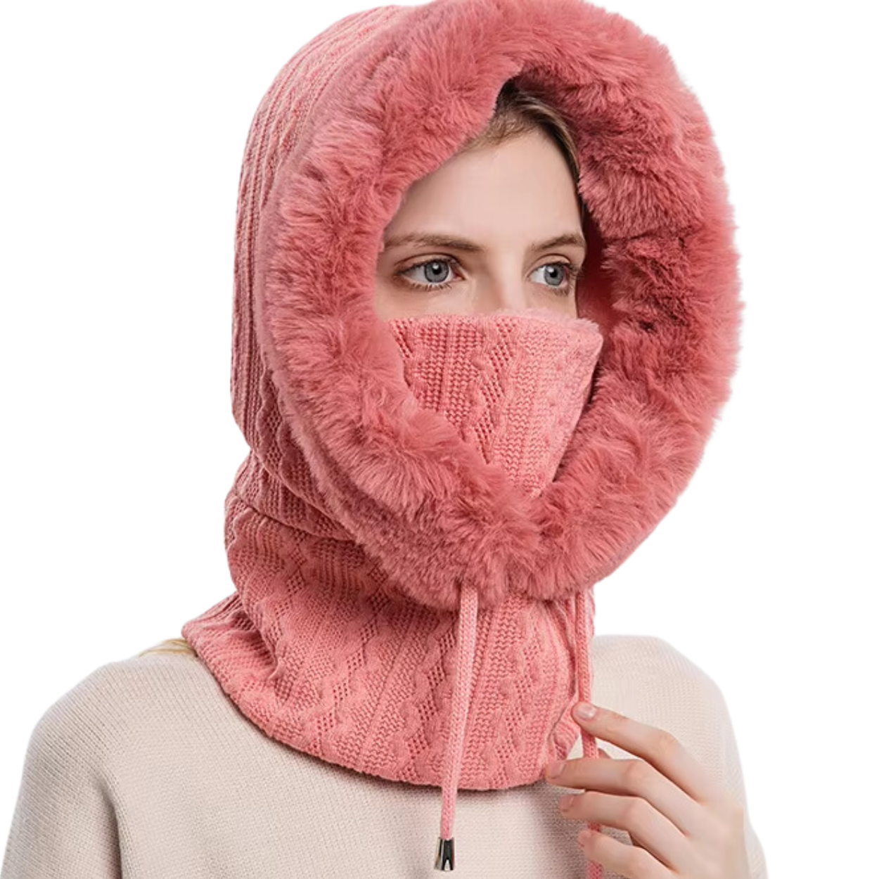 Passamontagna in Pile 3 in 1 Sciarpa e Cappello