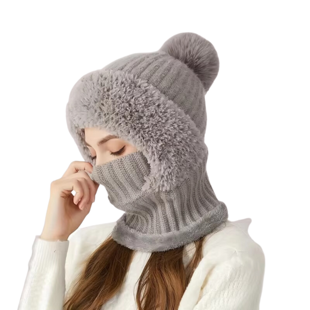 Cappello Donna in Velluto Morbido e Caldo