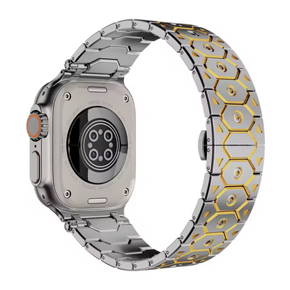 Bracciale Elegante in Metallo Nero per Apple Watch